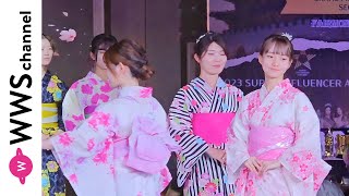 元NMB48・山本光、TikToker・島田結衣ら妖艶な表情で魅せる！総勢35名の浴衣モデル達が「きものクリエイターはとり」で壮大なランウェイ＜SUPER INFLUENCER AWARDS＞