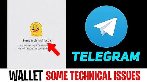 Telegram Wallet Some Technical Issue Problem Fix✅ || Telegram Wallet Technical Issue 2024