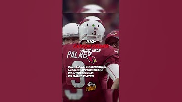 The Top 14 QB’s in Passing Yards Since 2000 // #shorts