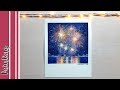 Fireworks Watercolor Painting Timelapse | Start to Finish