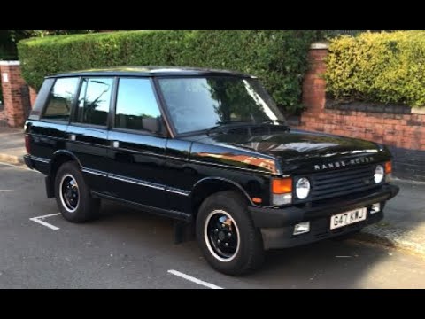 Range Rover Beluga Range Rover Classic. 1989 3.5EFI Vogue SE. Beluga Black. - YouTube