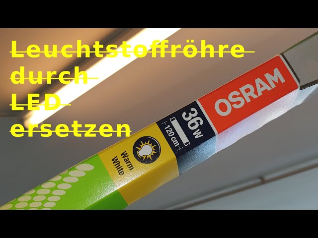 Leuchtstoffröhren durch LED austauschen?