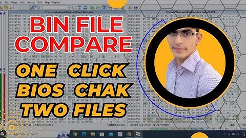 how to compare bin file BIOS || Comparing Binary Files || with software @MultiSolution1