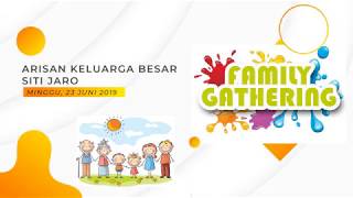 UNDANGAN DIGITAL ARISAN KELUARGA BESAR SITI JARO TAHUN 2019