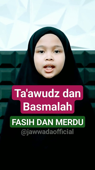 Merdu Ta'awudz dan Basmalah || Santri Cilik #shorts