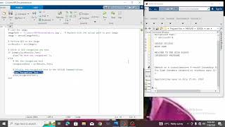 Text Recognition using Matlab(Group 20)