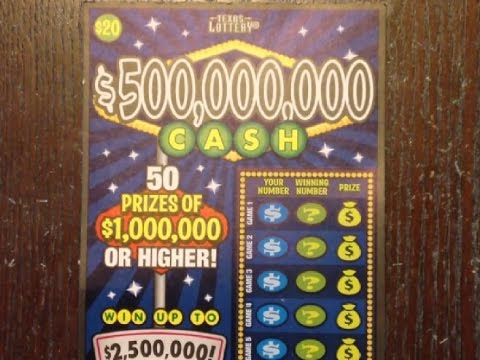 lottery scratch off ticket texas