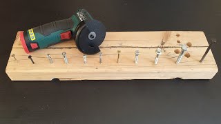 Parkside Cordless Angle Grinder Cutting Screws