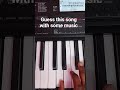 guess the song in piano#shorts #viral #funny #views #trending #cartoon #piano #song#music #status