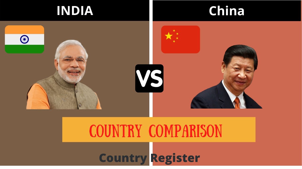 India vs China Country comparison / Country Register - YouTube