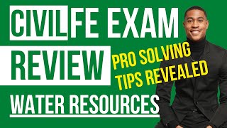 2024 FE Exam Review Civil Water Resources Collection Systems Practice Problem and Solution