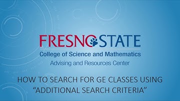 Additional Search Criteria for Upper Division Courses