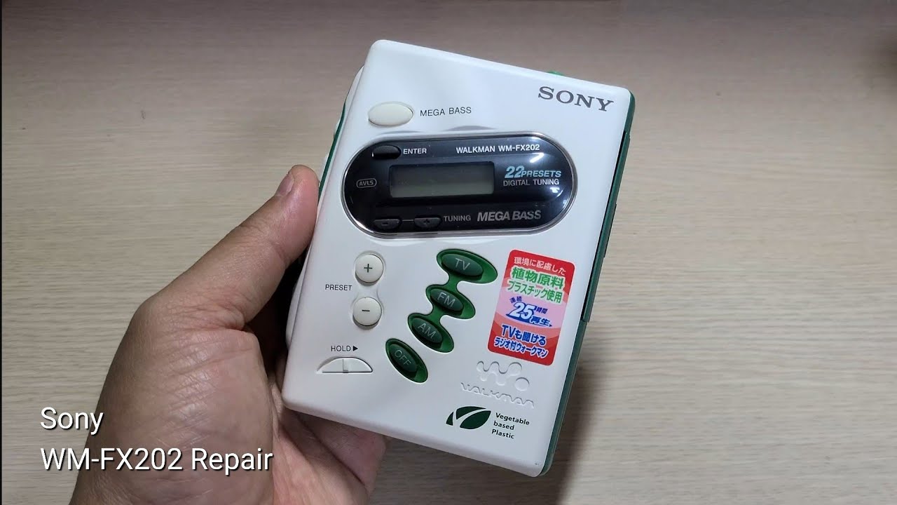 Sony WM-FX202 Repair Cassette Walkman - YouTube
