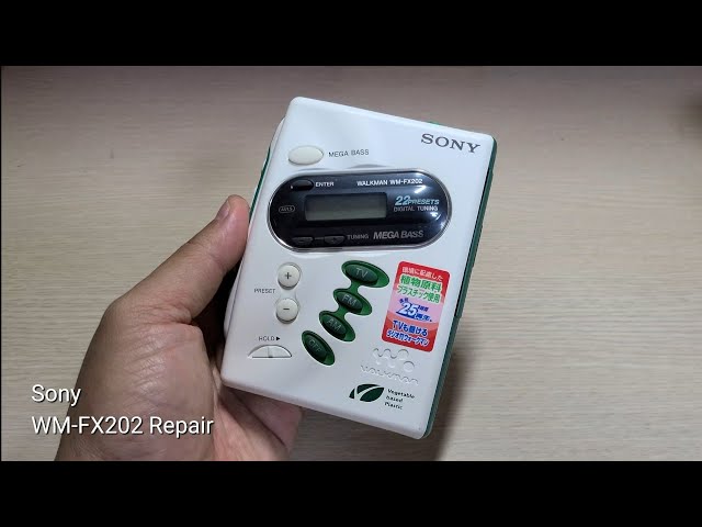 Sony WM-FX202 Repair Cassette Walkman - YouTube