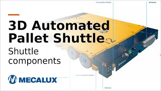 3D Automated Pallet Shuttle - Shuttle components