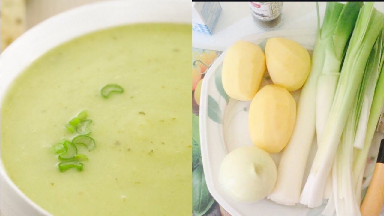Soupé au poireaux potato Leek soup recipe YouTube