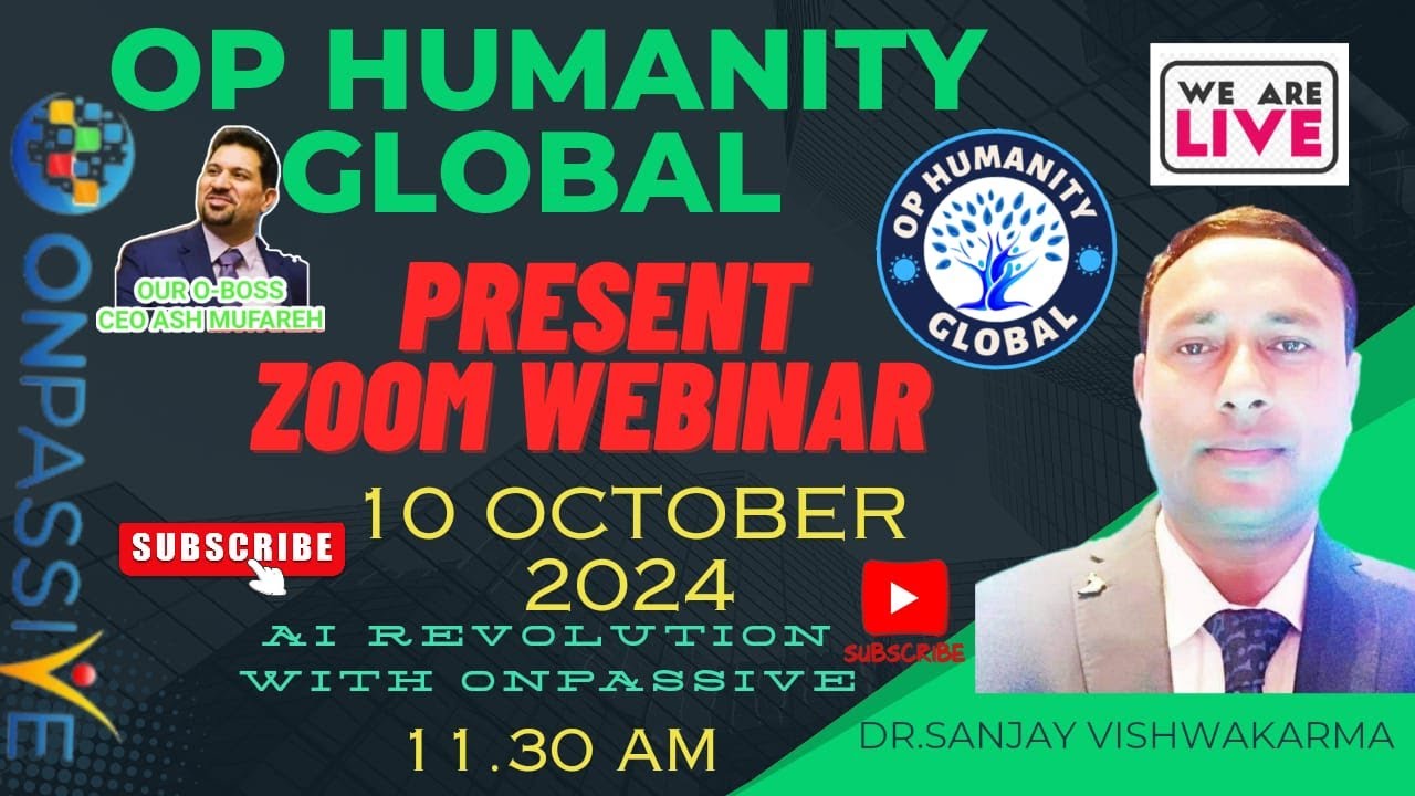 #onpassive Sanjay Kumar Vishwakarma Live Stream 10-10-2024 - YouTube