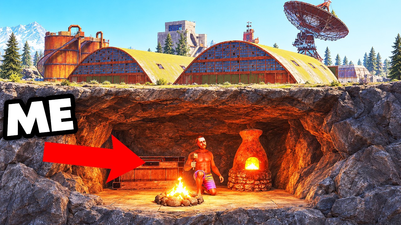 Living Underneath a Monument in Vanilla Rust