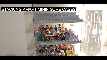 Stacking the Kmart Minifigure Case | Minifigure Display Case #lego #legodisplay 