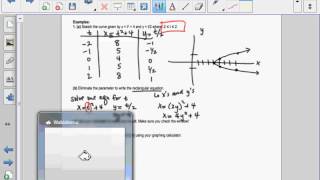 Lesson #26 Summer Precalculus - Parametric Equations