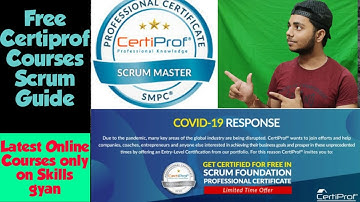 Scrum Foundations FREE Professional Certificate  Free Online Course  Free Training Certificate Skill