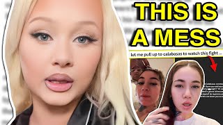 BHAD BHABIE EXPOSES ALABAMA BARKER … she wants to fight (weekly teacap)