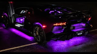 Lamborghini Aventador SVJ Modified w/ LED Lights