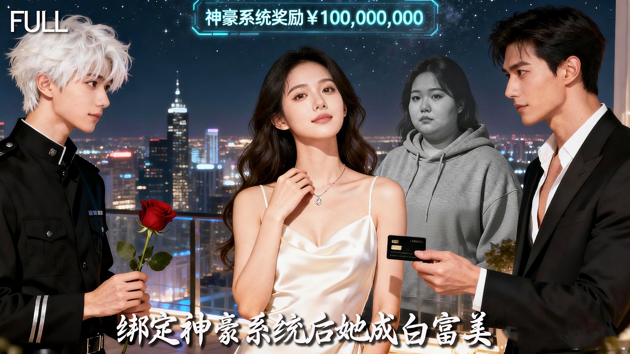 200-фунтовая девушка случайно активирует систему богача,с деньгами без счета и худеет без боли！