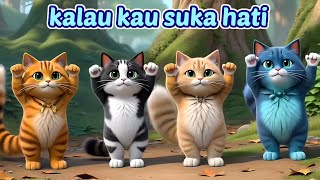 Download Lagu Kalau Kau Suka Hati Tepuk Tangan ~ Lagu Anak Anak Balita ~ Kucing Lucu MP3