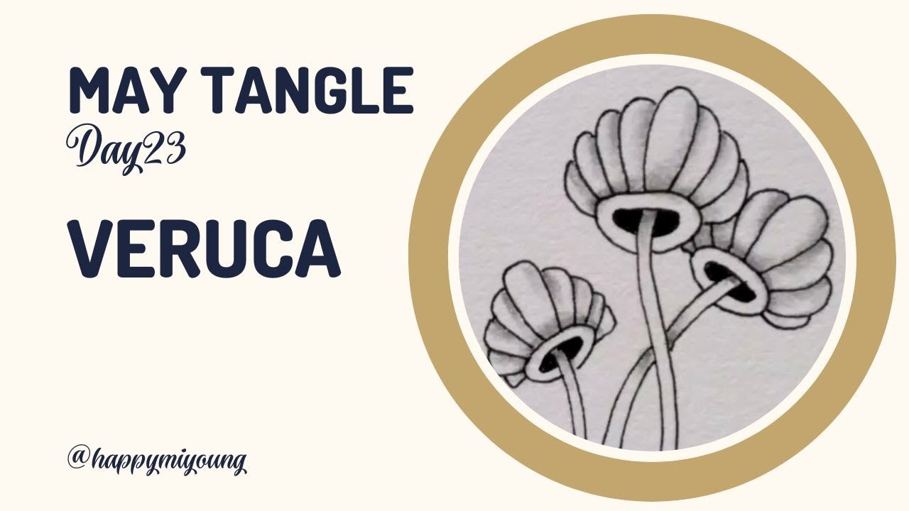 Veruca Drawing May Tangle Day23_How to draw