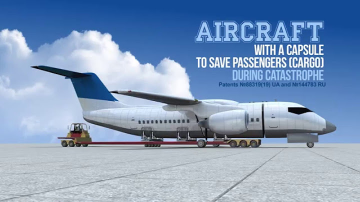 Aircraft with a capsule to save passengers (cargo) during catastrophe