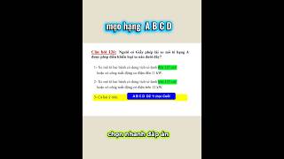 mẹo hạng gplx 600 câu hỏi lý thuyết thầy Chiến #thaychiendaylaixe #600cauhoicongan #caulangxe