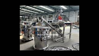 The production line of bag dump station+conveyor+vibrating sieve