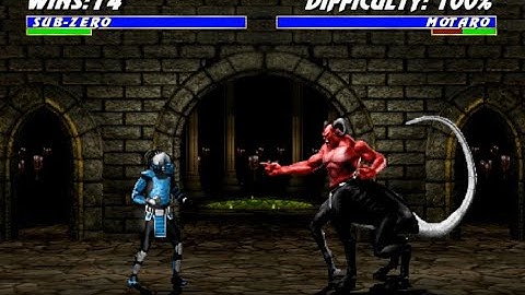 ULTIMATE MORTAL KOMBAT 3 PLUS - CYBER SUB ZERO GAMEPLAY PLAYTHROUGH