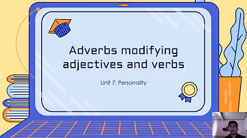 Can an adjective modifies a verb?