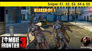 #Zombie Frontier 3 | Sniper | 51, 52, 53, 54 & 55 #Gameplay #shootinggames  #actiongames #horrorgame screenshot 5