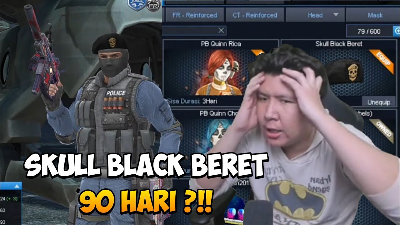 Windah Basudara Dapat Skull Black Beret 