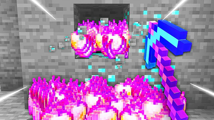 Minecraft, But Ores Drop OP ITEMS !!