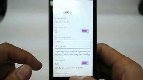 HTC 7 Mozart: Turn off / on data roaming services