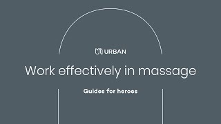 How to be an effective massage therapist with Bhavesh Joshi live Urban Guides for heroes