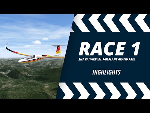 Highlights - Race1 - 2nd Virtual Sailplane Grand Prix - World Final 2023