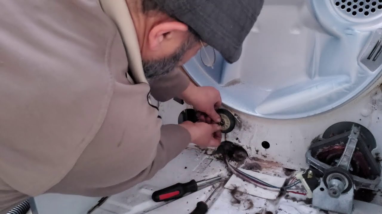 Dryer Making Loud Noice Repair كيفية أصلاح مجفف ملابس يصدر ضوضاء