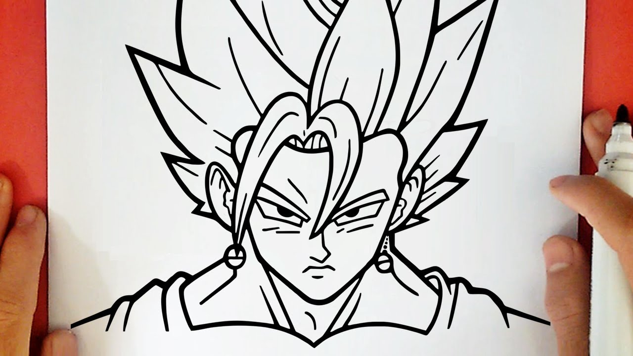 COMMENT DESSINER VEGETO SUPER SAIYAN BLUE  YouTube