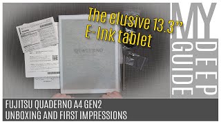 Fujitsu Quaderno  A4 Gen 2: Unboxing and First impressions of an Elusive 13.3