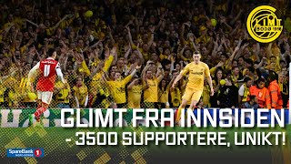 - 3500 supportere, unikt I Glimt fra innsiden I Arsenal - Bodø/Glimt