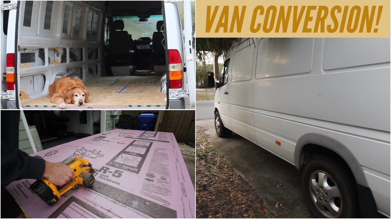 Van Build Episode 1: Insulation Early Stages! - YouTube