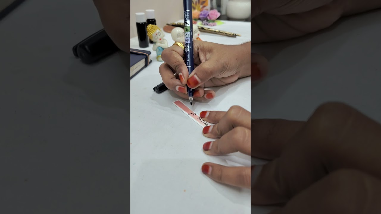 Pause Often | ASMR Calligraphy | Ironic? Maybe. Fun? Yes!  