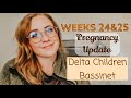 WEEKS 24 & 25 PREGNANCY UPDATE| DELTA CHILDREN BASSINET| The Alcaraz Family