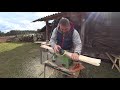 Полка из необрезной доски своими руками. Hand made wooden shelf