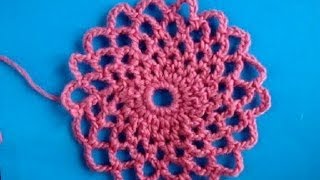 Вязание крючком Урок 241 Ажурный круглый мотив Crochet circle(ТОВАРЫ ДЛЯ ВЯЗАНИЯ ИЗ КИТАЯ http://ali.pub/i9grj http://www.knittingforbeginners.ru/ Вязание крючком для начинающих http://twitter.com/uroki_viazan..., 2012-11-07T19:27:58.000Z)